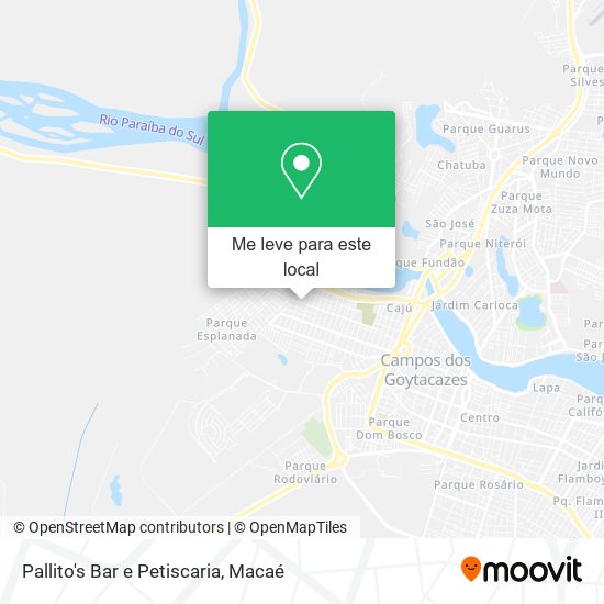Pallito's Bar e Petiscaria mapa