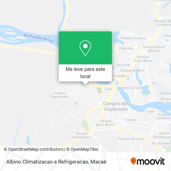Albino Climatizacao e Refrigeracao mapa