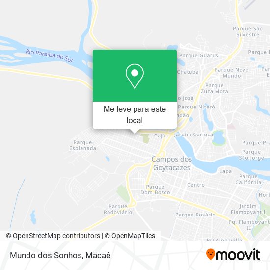 Mundo dos Sonhos mapa
