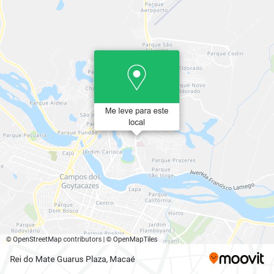 Rei do Mate Guarus Plaza mapa
