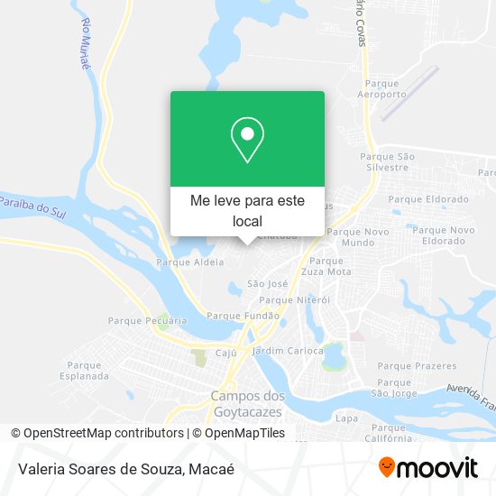 Valeria Soares de Souza mapa