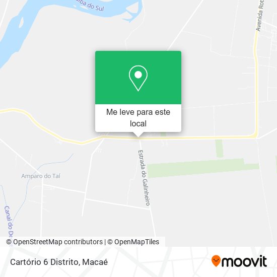 Cartório 6 Distrito mapa