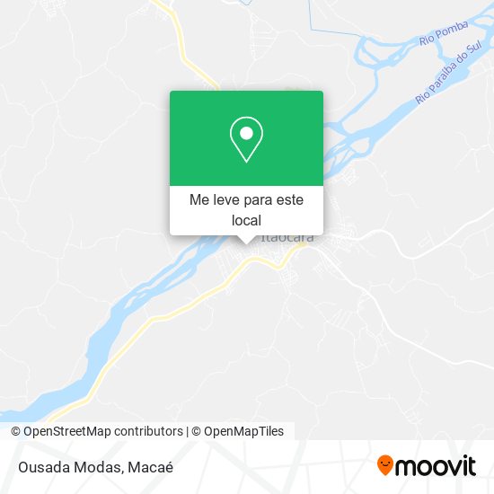 Ousada Modas mapa