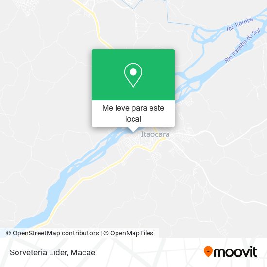 Sorveteria Líder mapa
