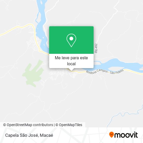 Capela São José mapa