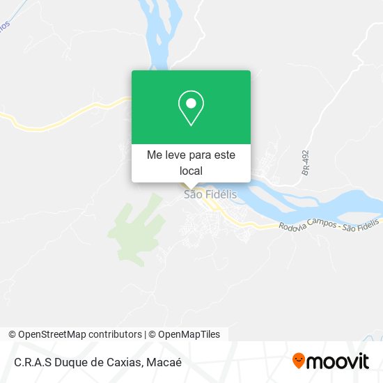 C.R.A.S Duque de Caxias mapa