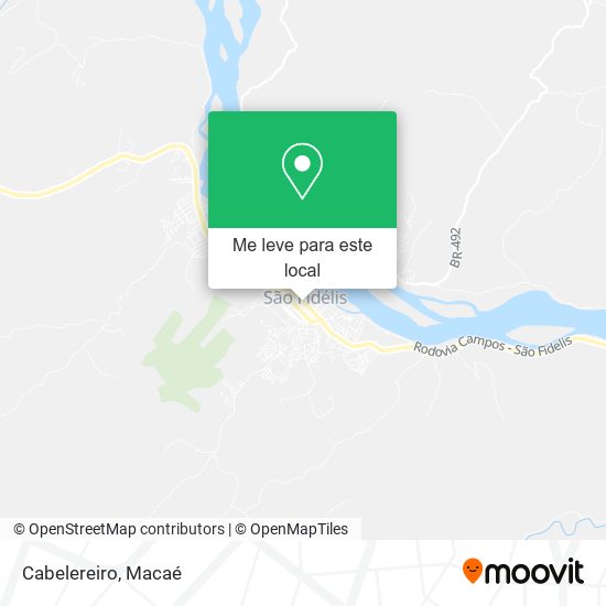 Cabelereiro mapa