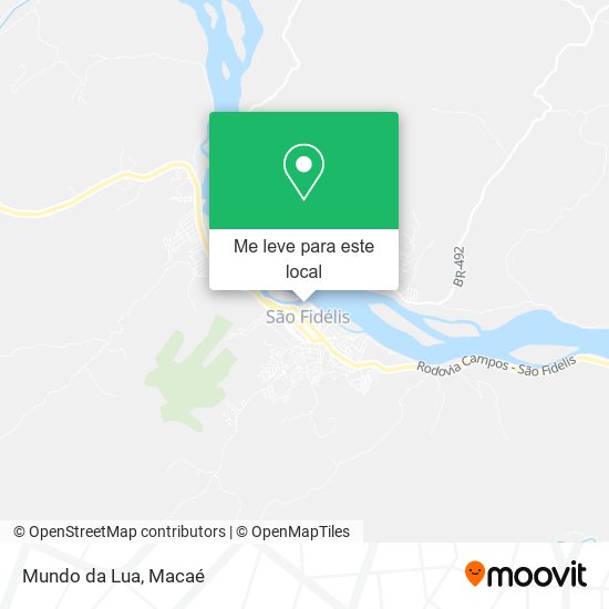 Mundo da Lua mapa