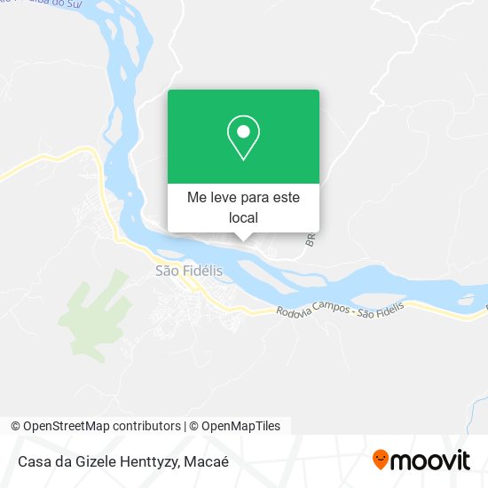 Casa da Gizele Henttyzy mapa