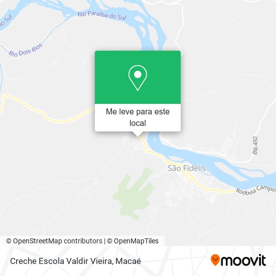 Creche Escola Valdir Vieira mapa