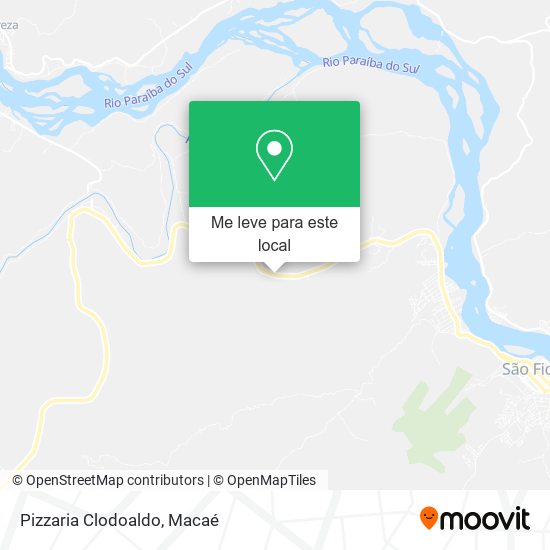 Pizzaria Clodoaldo mapa