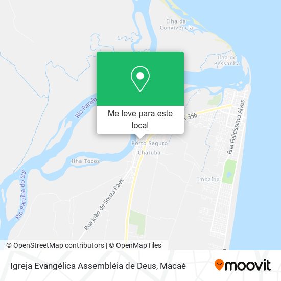 Igreja Evangélica Assembléia de Deus mapa