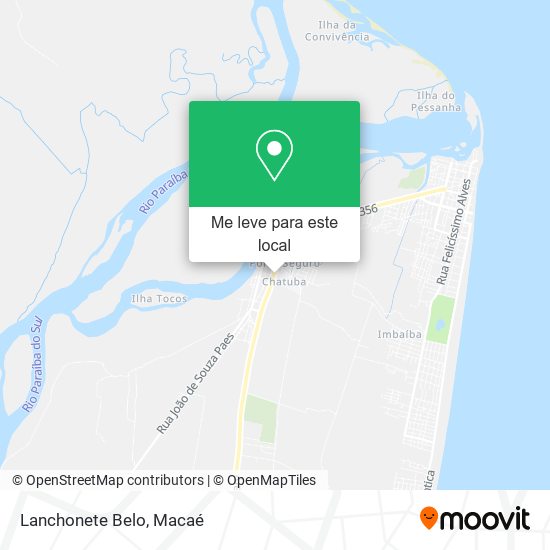 Lanchonete Belo mapa