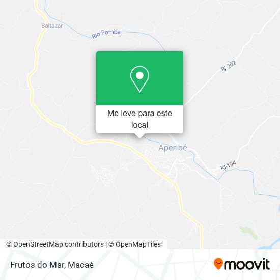 Frutos do Mar mapa