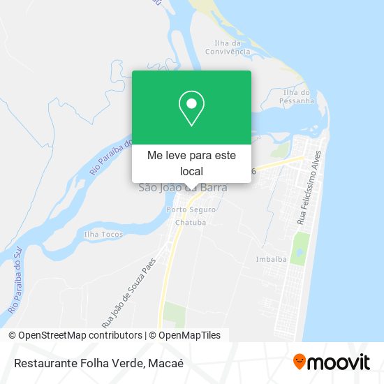 Restaurante Folha Verde mapa