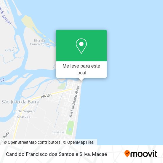 Candido Francisco dos Santos e Silva mapa
