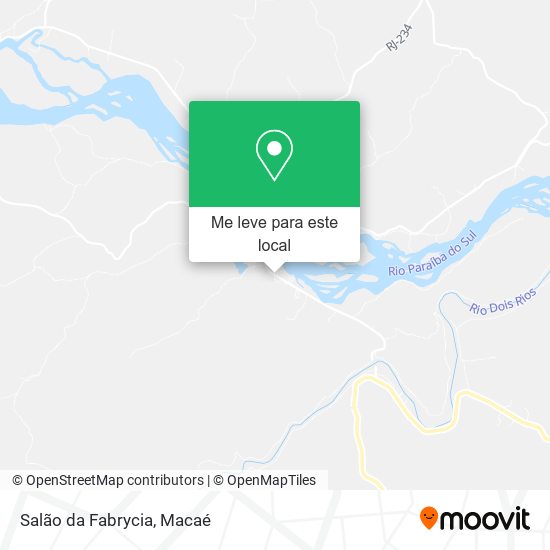 Salão da Fabrycia mapa