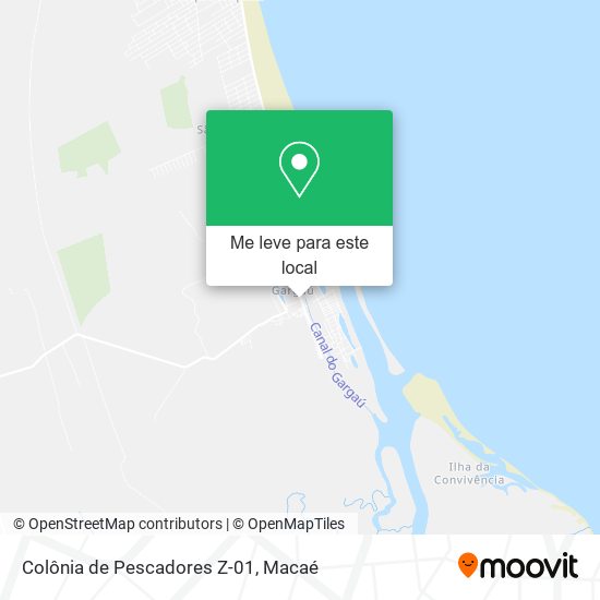 Colônia de Pescadores Z-01 mapa