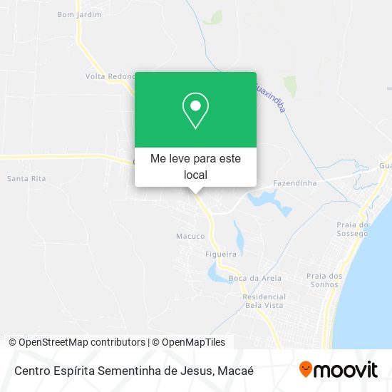 Centro Espírita Sementinha de Jesus mapa