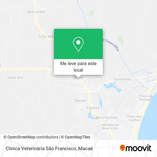 Clinica Veterinária São Francisco mapa