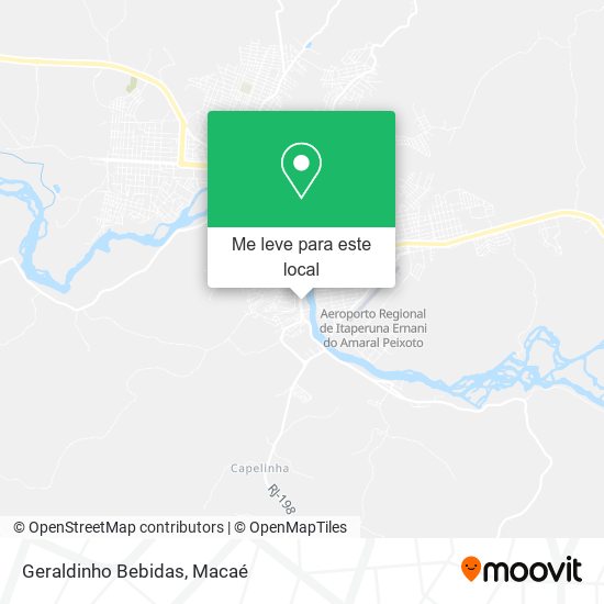 Geraldinho Bebidas mapa