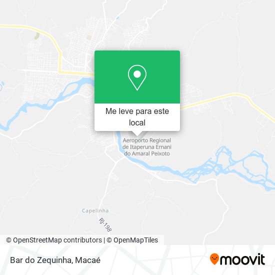 Bar do Zequinha mapa