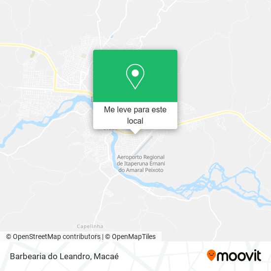 Barbearia do Leandro mapa