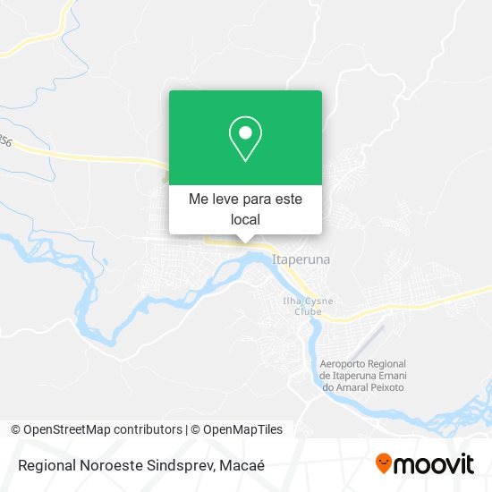 Regional Noroeste Sindsprev mapa