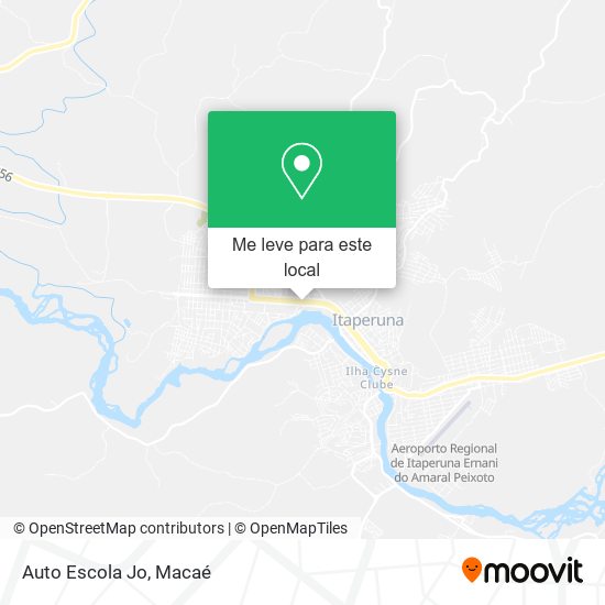Auto Escola Jo mapa