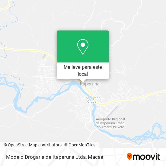 Modelo Drogaria de Itaperuna Ltda mapa