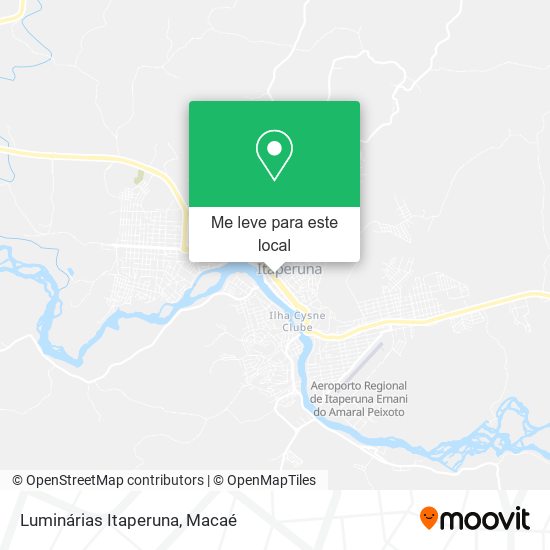 Luminárias Itaperuna mapa