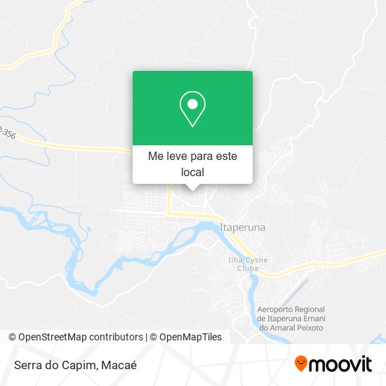 Serra do Capim mapa
