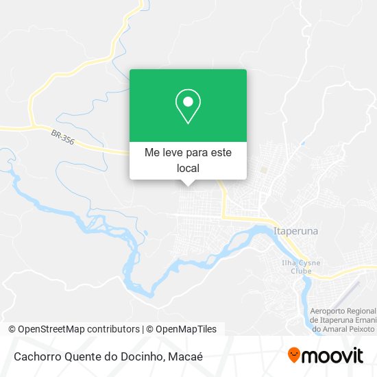Cachorro Quente do Docinho mapa