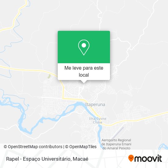 Rapel - Espaço Universitário mapa
