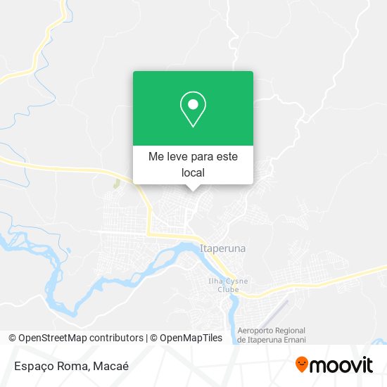 Espaço Roma mapa