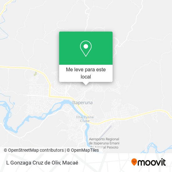 L Gonzaga Cruz de Oliv mapa