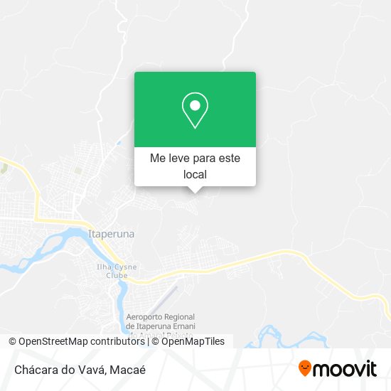 Chácara do Vavá mapa