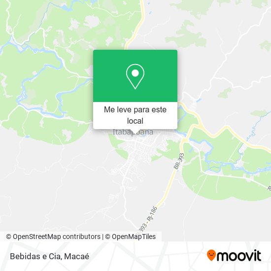 Bebidas e Cia mapa