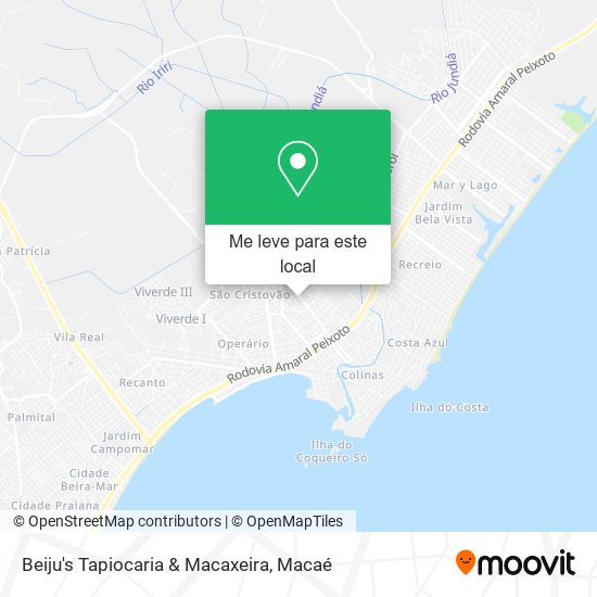 Beiju's Tapiocaria & Macaxeira mapa