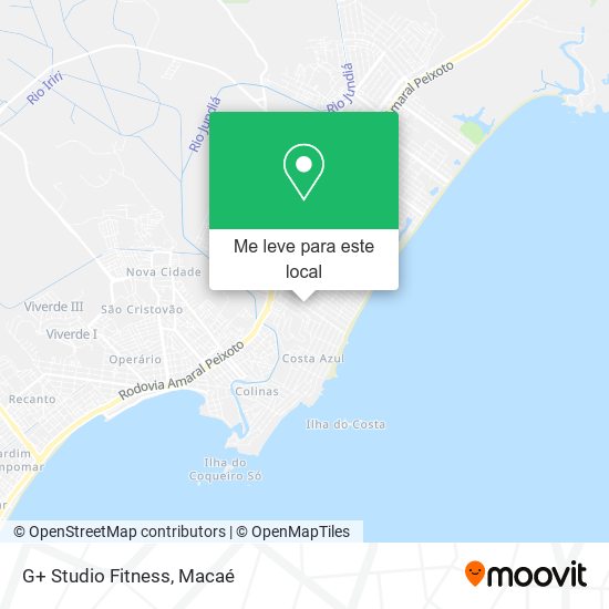 G+ Studio Fitness mapa
