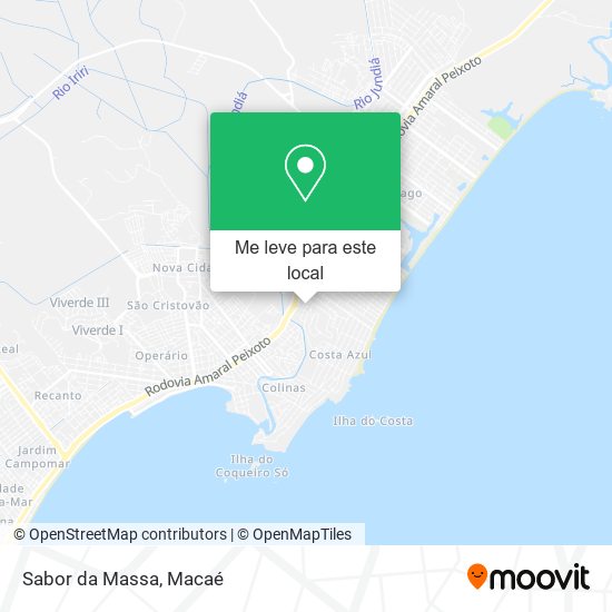 Sabor da Massa mapa