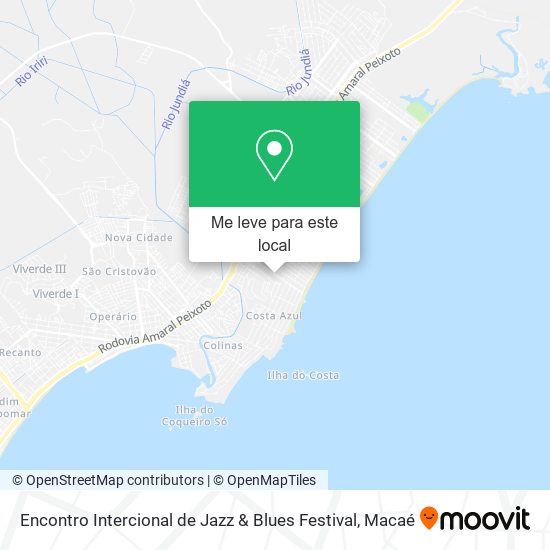 Encontro Intercional de Jazz & Blues Festival mapa