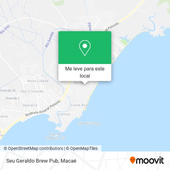 Seu Geraldo Brew Pub mapa