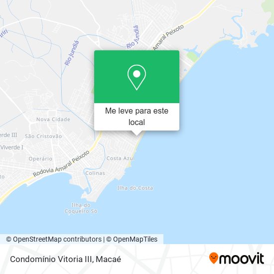 Condomínio Vitoria III mapa