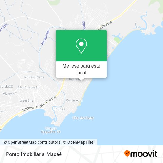 Ponto Imobiliária mapa