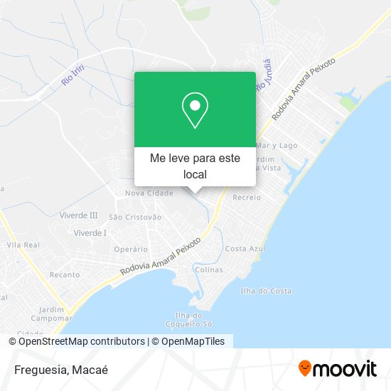 Freguesia mapa