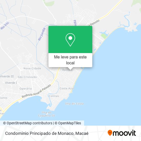 Condominio Principado de Monaco mapa