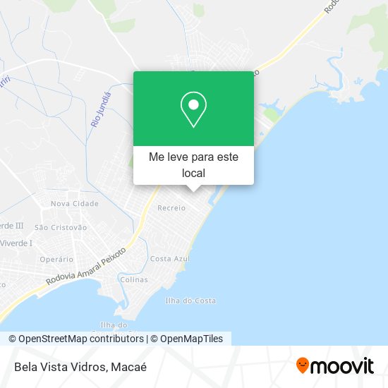 Bela Vista Vidros mapa