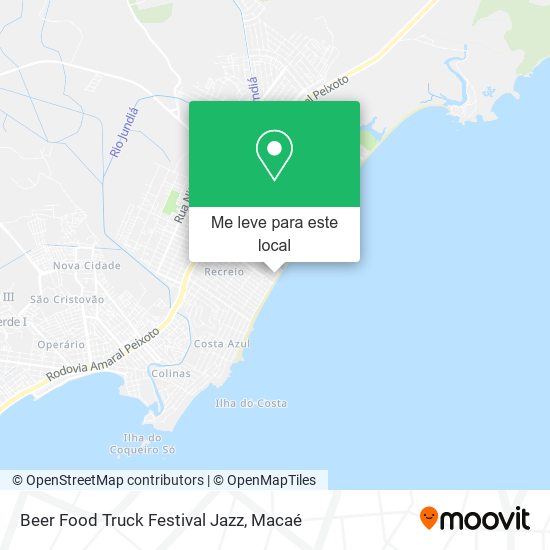Beer Food Truck Festival Jazz mapa