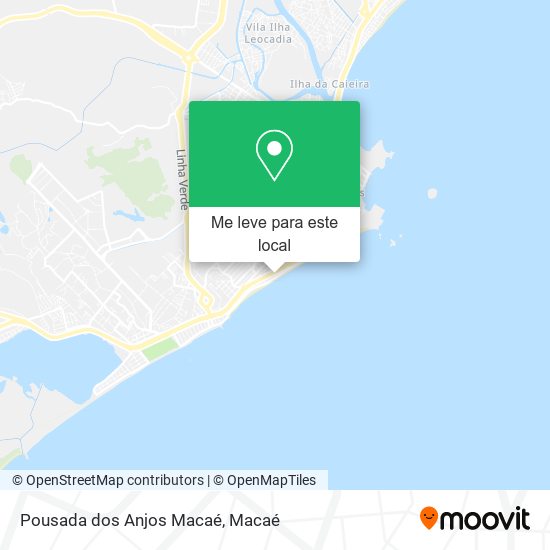 Pousada dos Anjos Macaé mapa